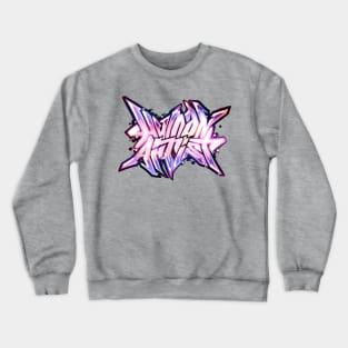 Human Artist - Street Art Style Purple Crewneck Sweatshirt